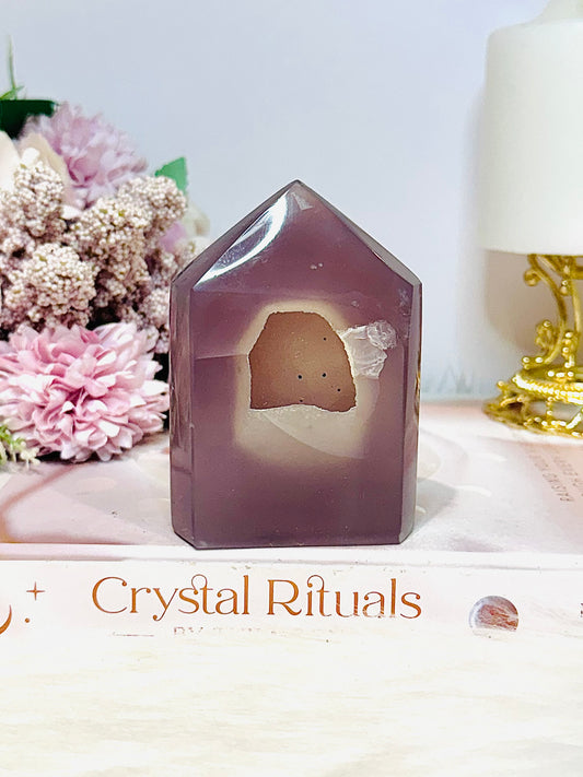 Druzy Agate Tower 9cm