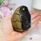 Druzy Septarian Egg on Stand 344g