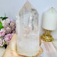 Large Clear Quartz Tower on Stand 24cm 952g