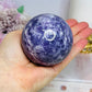 Large Purple Lepidolite Sphere on Stand 564g