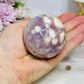 High Grade Pink Amethyst Druzy Sphere on Stand 288g