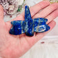 Gorgeous Chunky Lapis Lazuli Carved Dragonfly 6.5cm