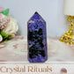 AAA Grade Charoite Tower 8cm