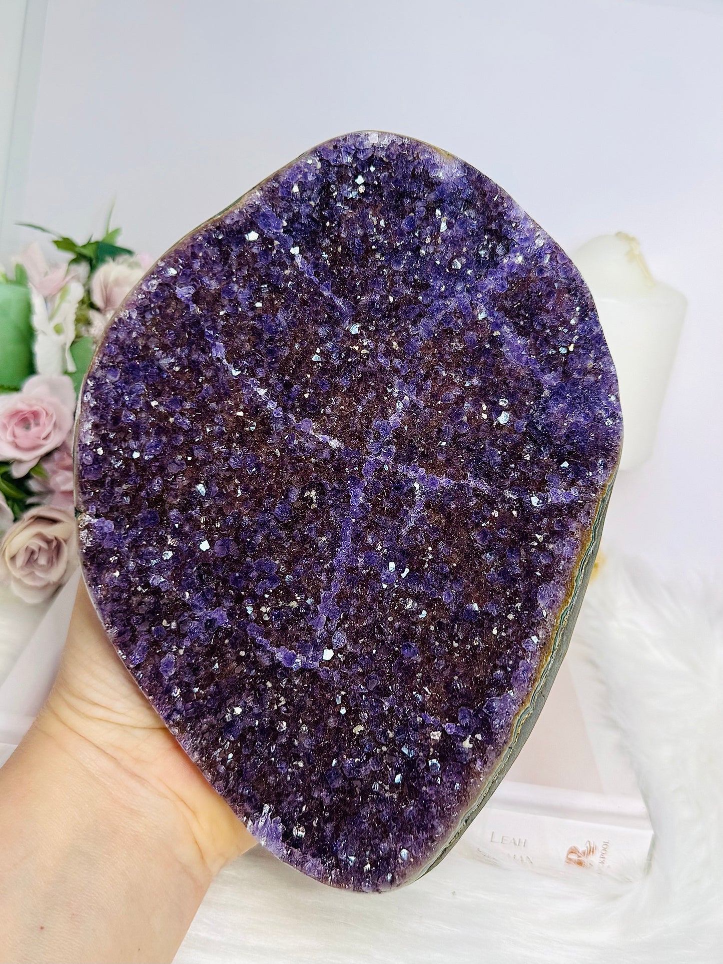 High Grade Huge Amethyst Geode Cluster 20cm 2.4KG