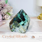 Azurite with Malachite Polished Point 427g