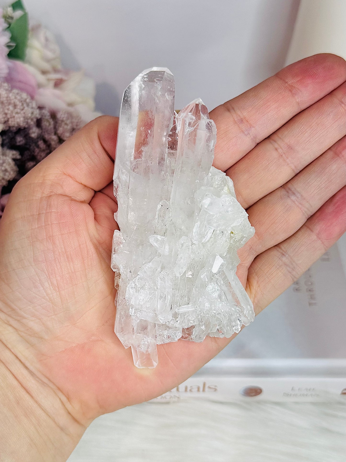 Stunning High Grade Clear Quartz Natural Specimen 11cm From Brazil