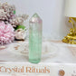 Watermelon Fluorite Tower 8cm