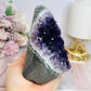 High Grade Deep Purple Amethyst Base Cut Cluster 11cm 632g