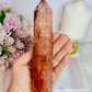 Beautiful Tall 18cm Fire Quartz Tower