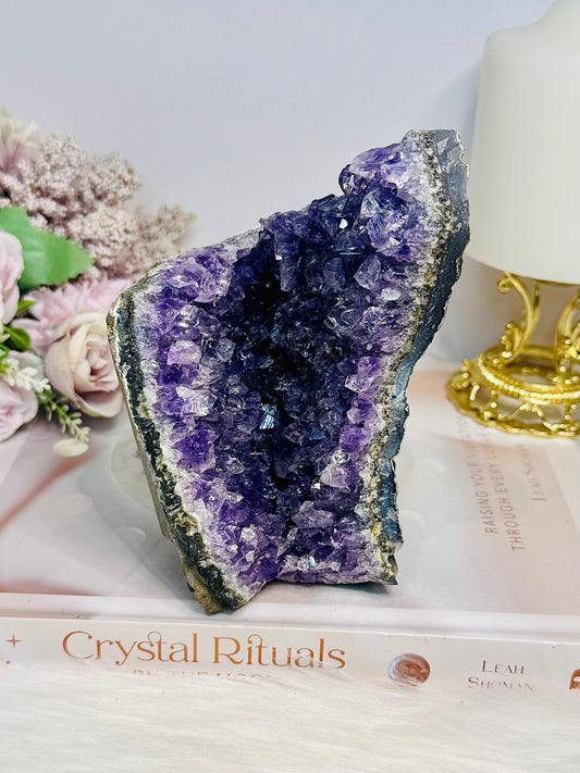 Natural Amethyst Base Cut Cluster 12cm 850g
