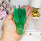 Green Fluorite Carved Dragon 10cm