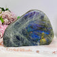 Large Natural Polished Labradorite Freeform 1.29KG 15.5cm (Flash is all purple not blue)