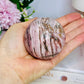 Pink Jasper Sphere on Stand 266g