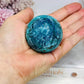 High Grade Chrysocolla Sphere on Stand 181g