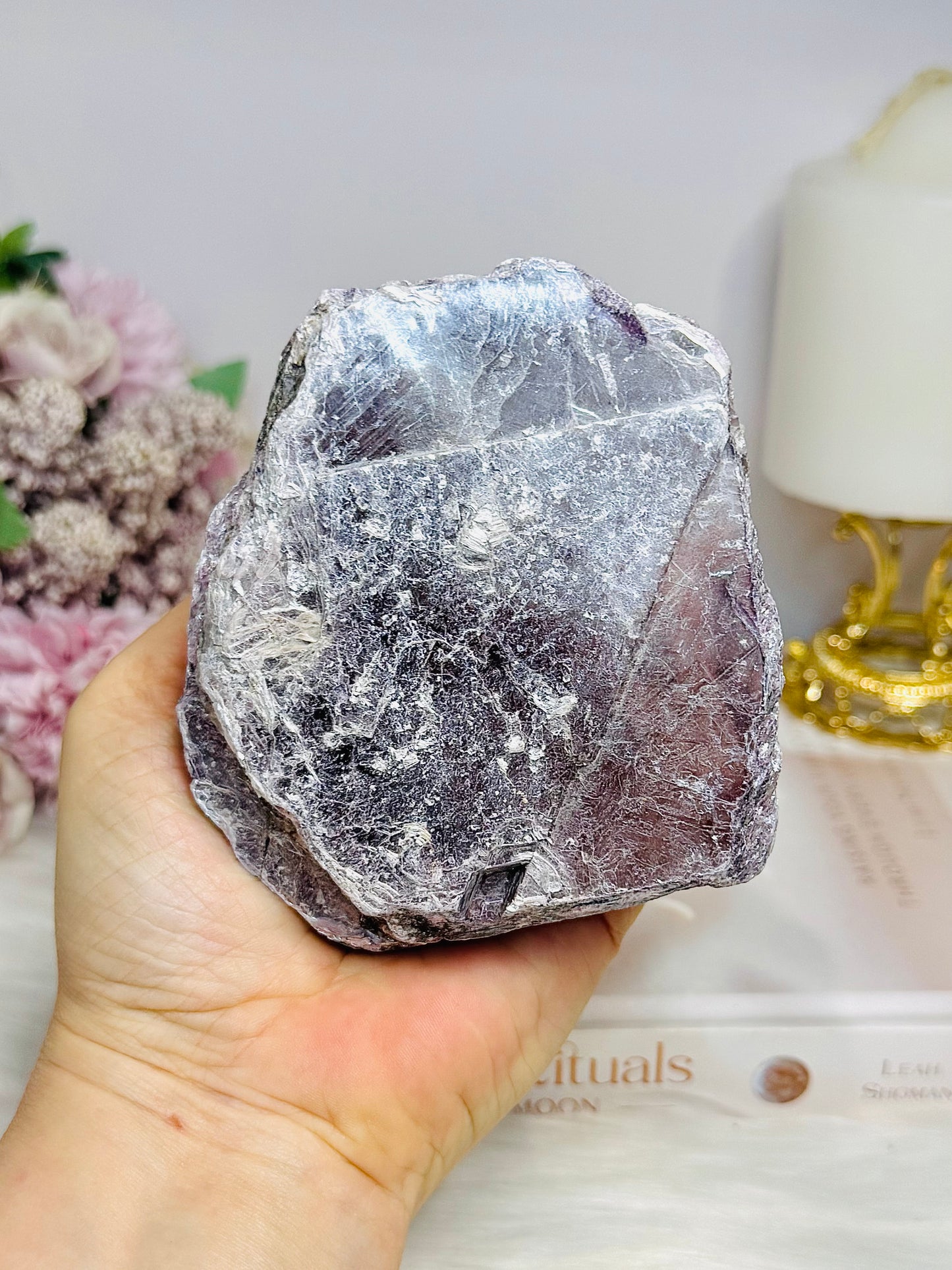 Large Purple Mica Natural Chunky Specimen 369g