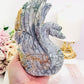 Elegant & Graceful ~ Large 17cm 788gram Ocean Jasper Swan Carved to Perfection