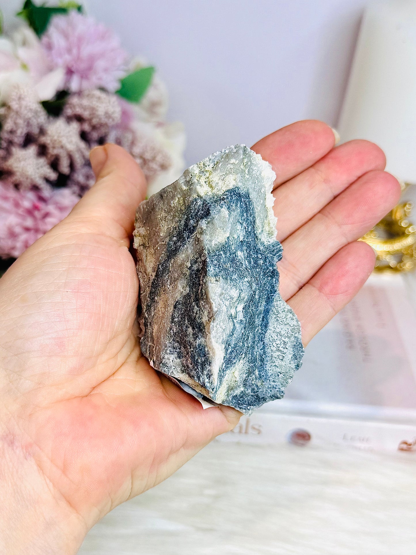 Natural Rose Calcite Specimen 160g