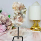 Natural Zeolite / Flower Amethyst Freeform on Stand 16cm