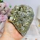 Large Natural Cubed Pyrite Specimen 774g On Stand