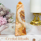 Crazy Lace Mexican Agate Druzy Tower | Obelisk 11.5cm
