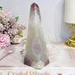Sugar Druzy Agate Obelisk | Tower 12.5cm