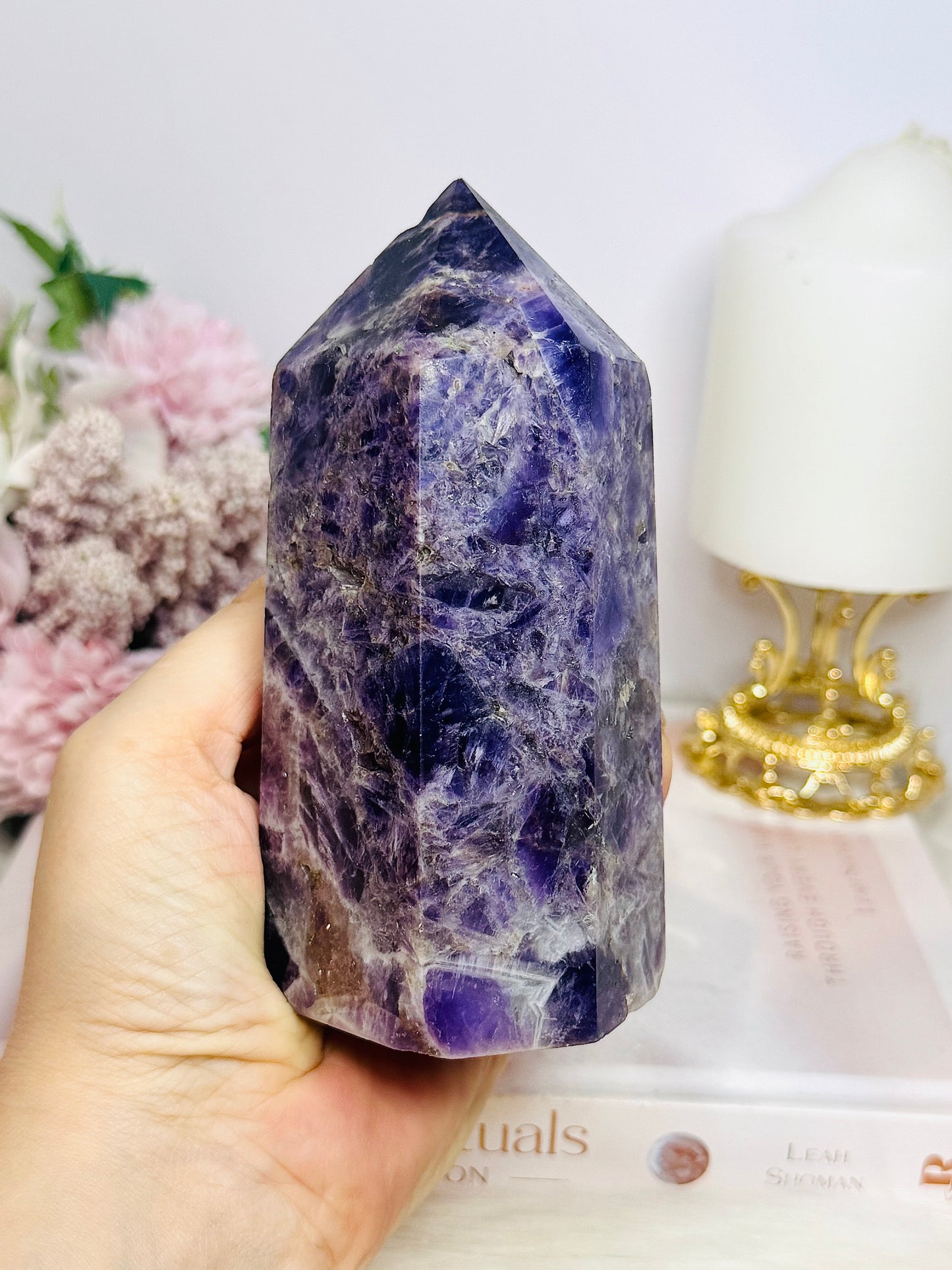 Large Dream | Chevron Amethyst Chunky Tower | Generator 13cm 652g