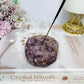 Resin Amethyst Incense Holder 7cm