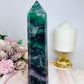 Large Rainbow Fluorite Tower Full of Rainbows 1.02KG 22cm