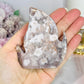 Druzy Flower Agate Fire Flame 10cm