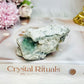 Cubed Blue Fluorite on Matrix 144g