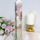 Large Pink Tourmaline Tower 23cm
