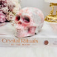 Natural Pink Opal Carved Skull 422grams 8.5cm