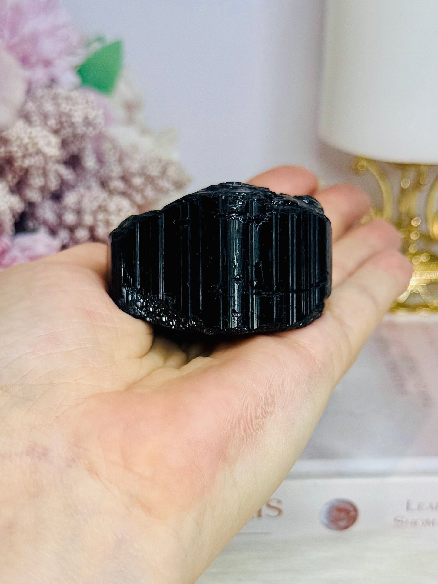 Natural Black Tourmaline Chunk 166g