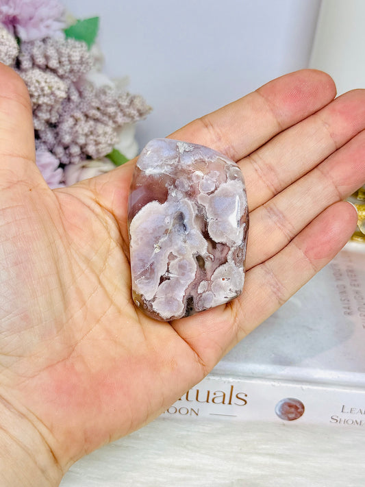 Flower Agate Polished Freeform 6cm