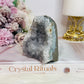 Natural Cut Base Amethyst Cluster From Brazil 7.5cm
