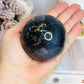 Large Volcano Agate (UV Reactive) Sphere On Stand 378g