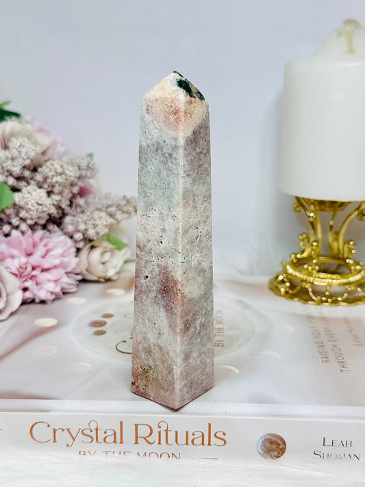 Pink Amethyst Obelisk | Tower 13cm