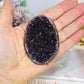 High Grade Amethyst Cluster Palm Stone