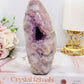 ⚜️ SALE ⚜️ Elegant Large 15cm 686gram Druzy Pink Amethyst Freeform From Brazil