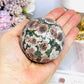 Green Sakura Jasper Sphere On Stand 320g