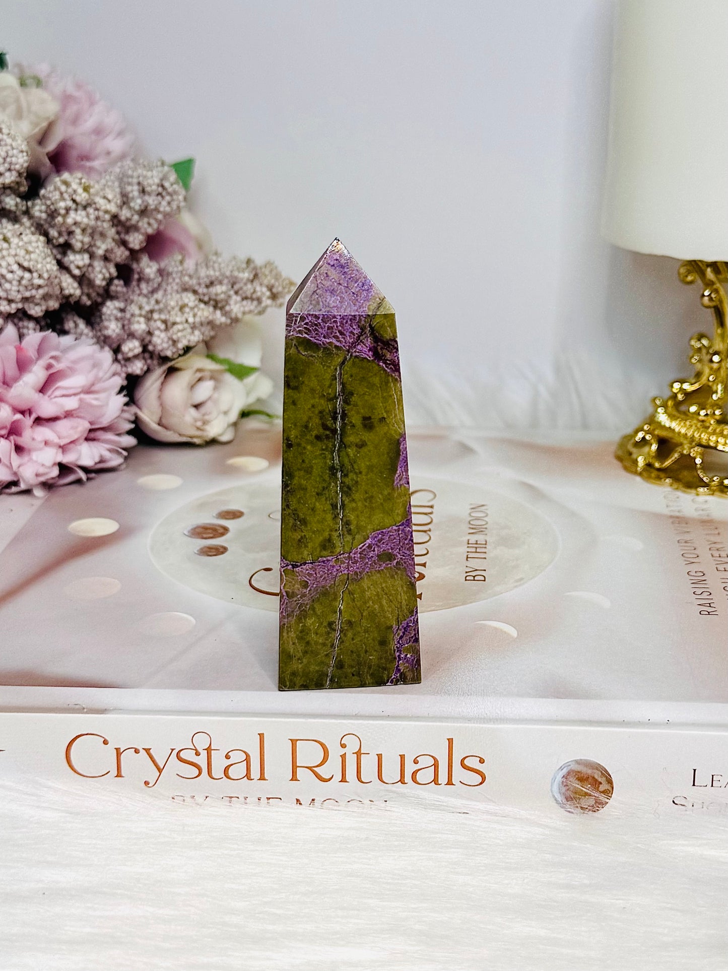 Rare Natural Stitchtite | Atlantisite Tower 8.5cm