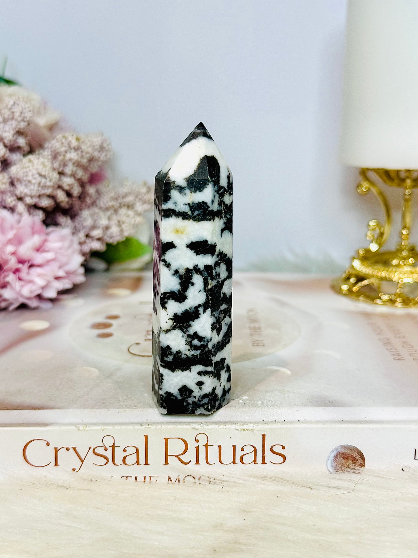 Zebra Jasper Tower 9cm