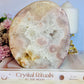 Classy & Fabulous Large 15cm 1.05KG Druzy Pink Amethyst Slab | Freeform From Brazil