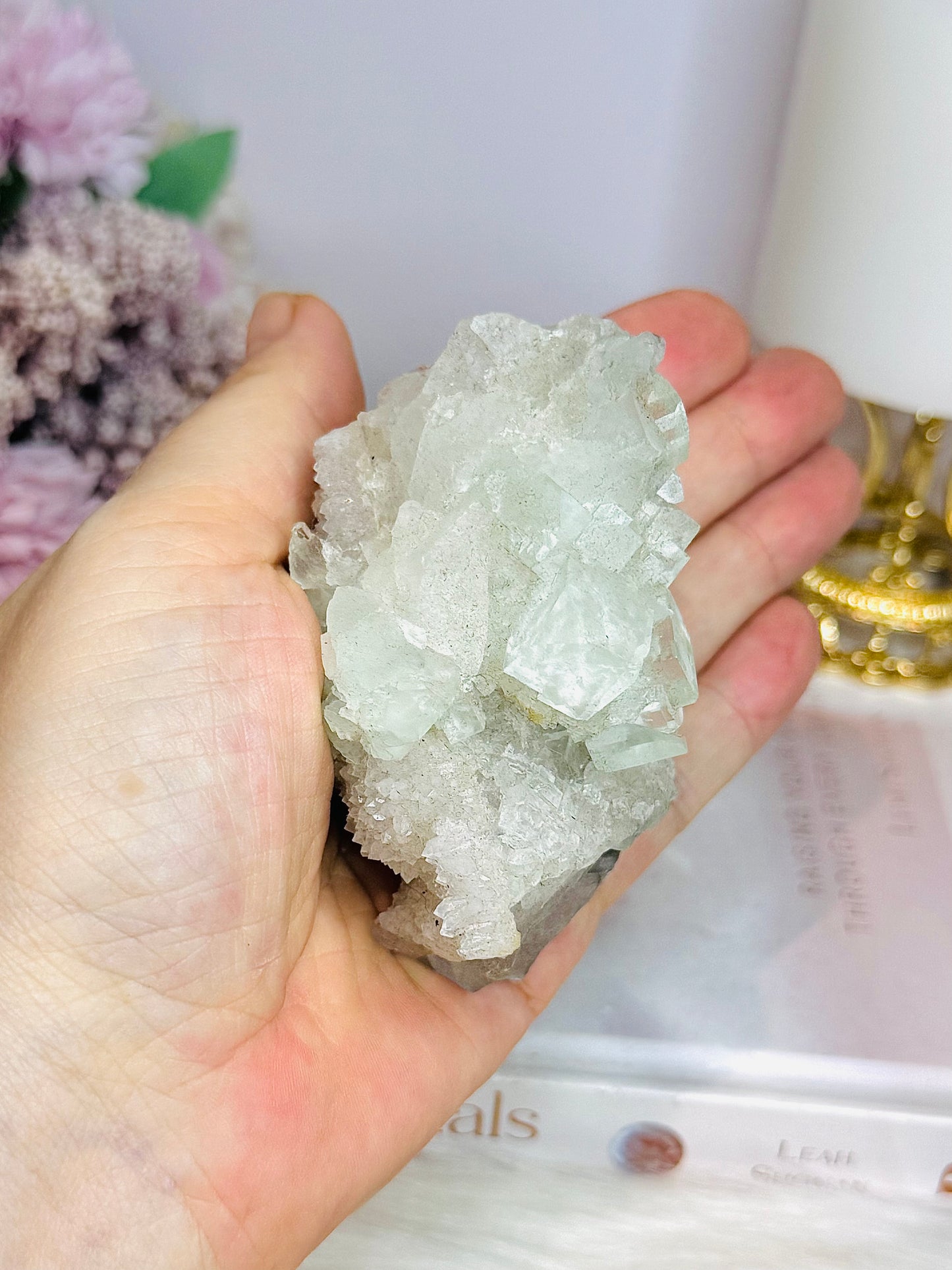 High Grade Green Cubed Fluorite Specimen 212g