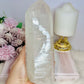 Huge 1.53KG Lemurian Quartz Crystal Tower From Brazil