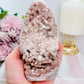 Large Pink Amethyst Druzy Freeform From Brazil 13.5cm 458grams
