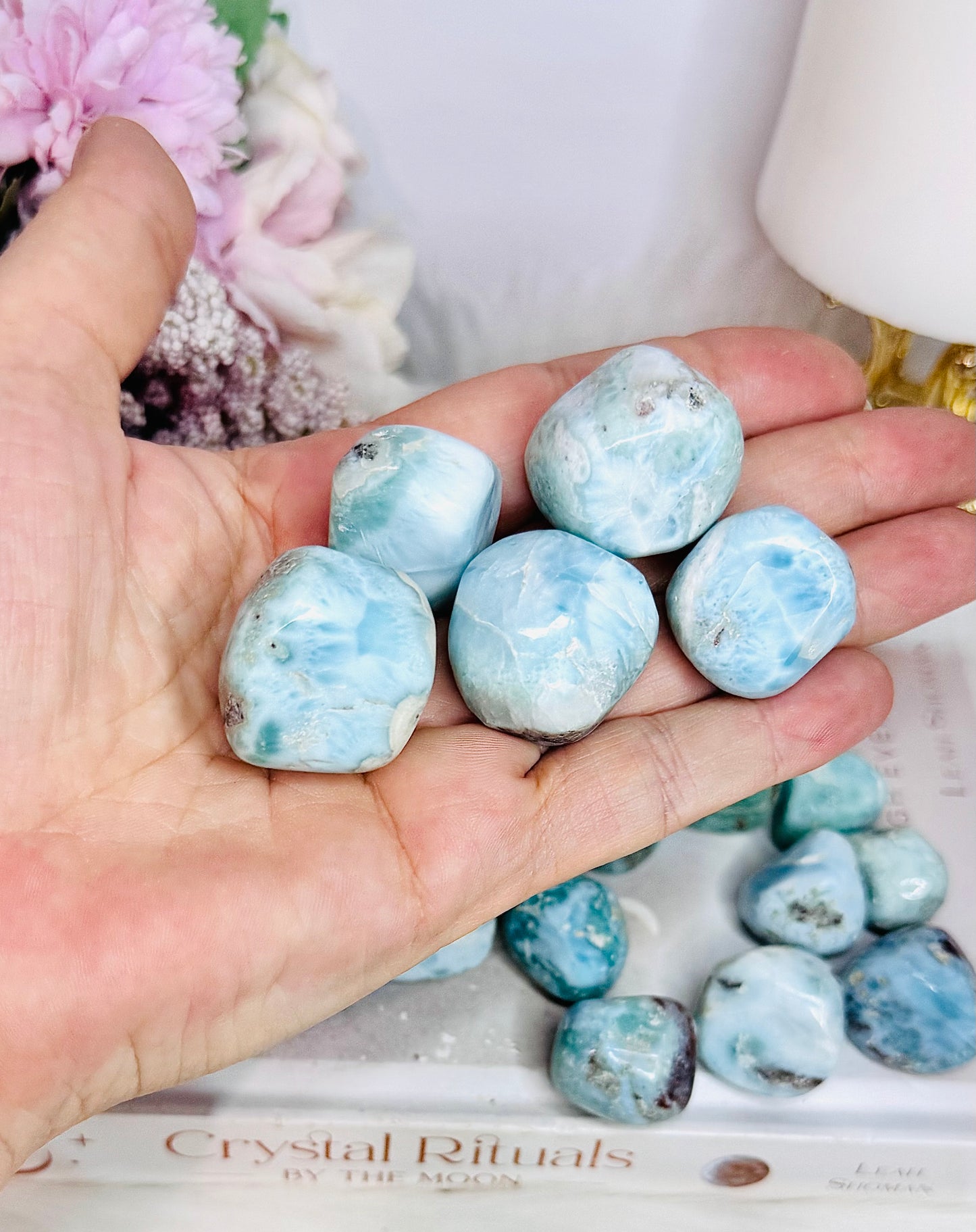 ⚜️ SALE ⚜️ Natural Larimar Tumbles Only $10 each x