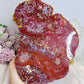 Large High Grade Ocean Jasper Druzy Slab On Stand 19cm 913g