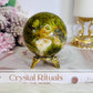 Green Opal Large Sphere on Stand 336grams