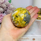 Large Bumblebee Jasper Sphere on Stand 383g
